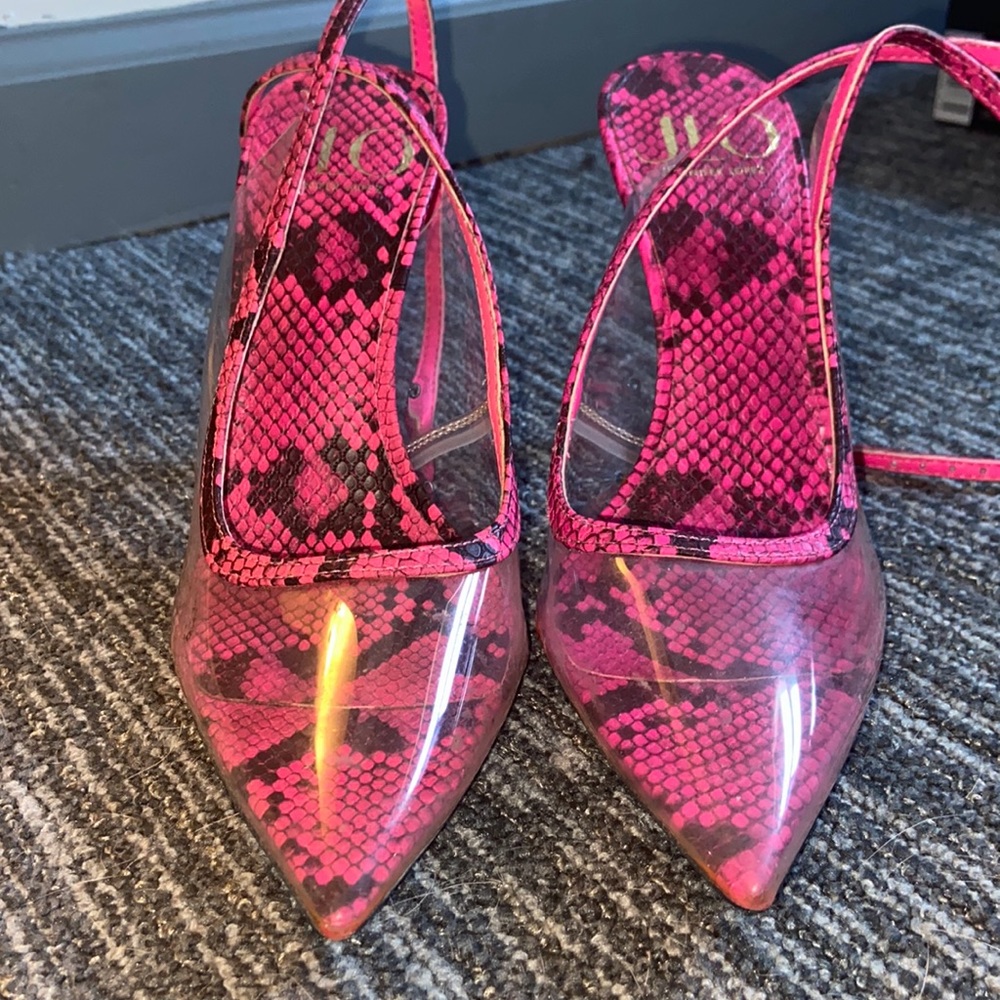 JLO snakeskin heels